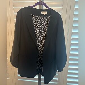 Collarless Blazer